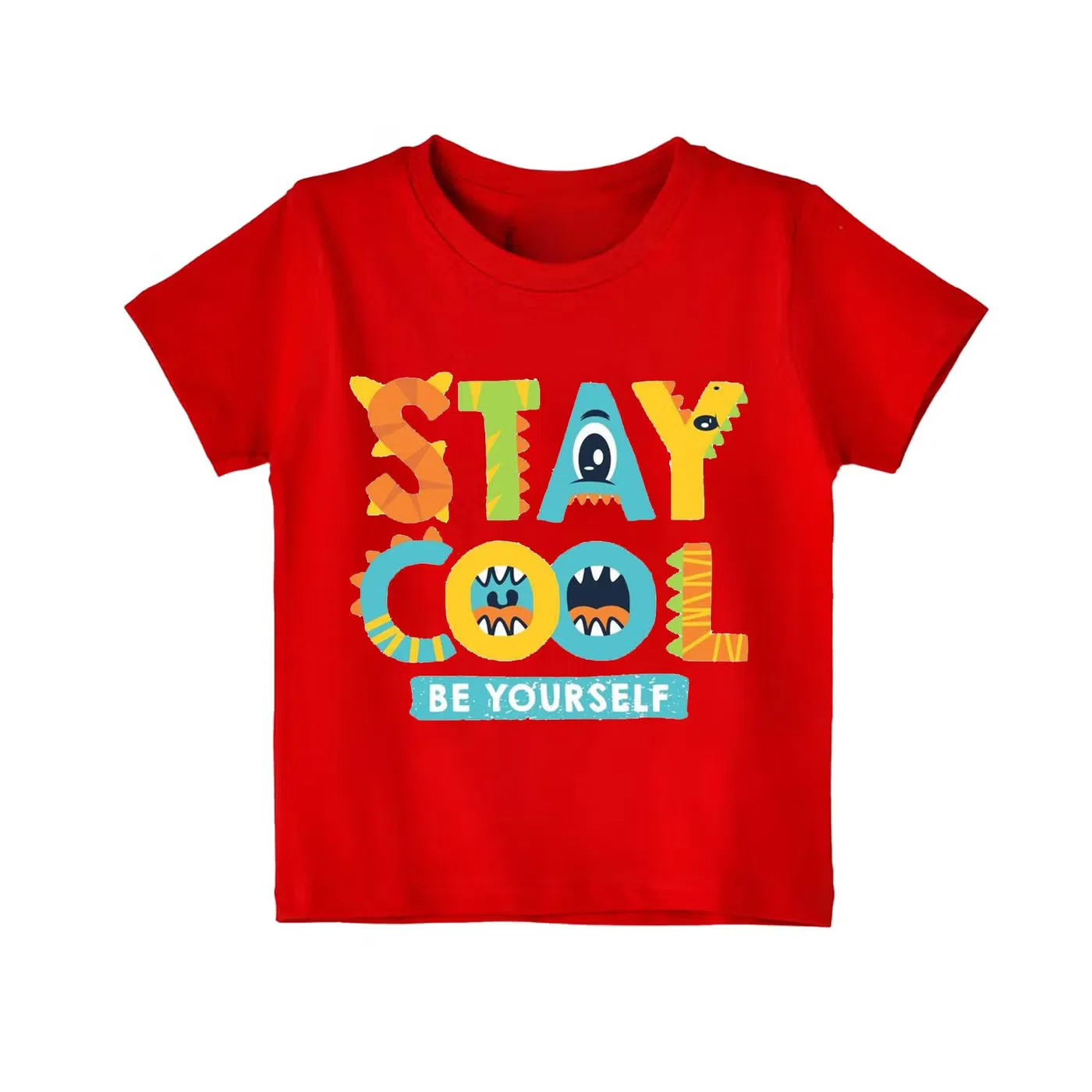Футболка с принтом Stay Cool Be Yourself Yoo Street, красный