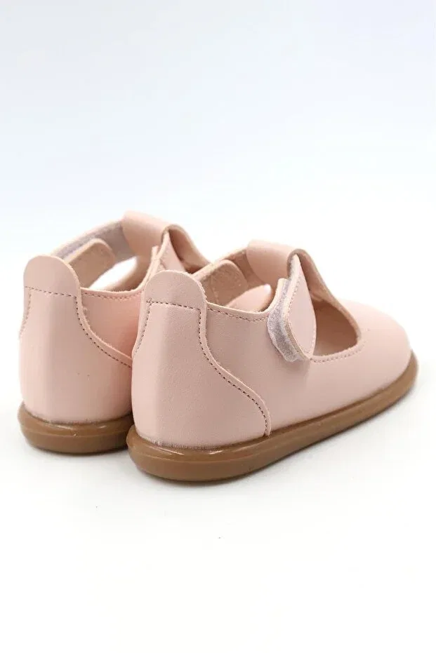 Детские ортопедические туфли для мальчиков на липучке Osi first step Macco Shoes, Powder — фото 3