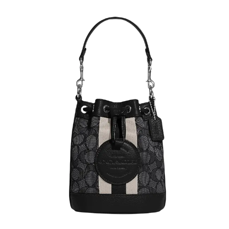 

Сумка Coach Outlet Mini Dempsey Bucket, черный