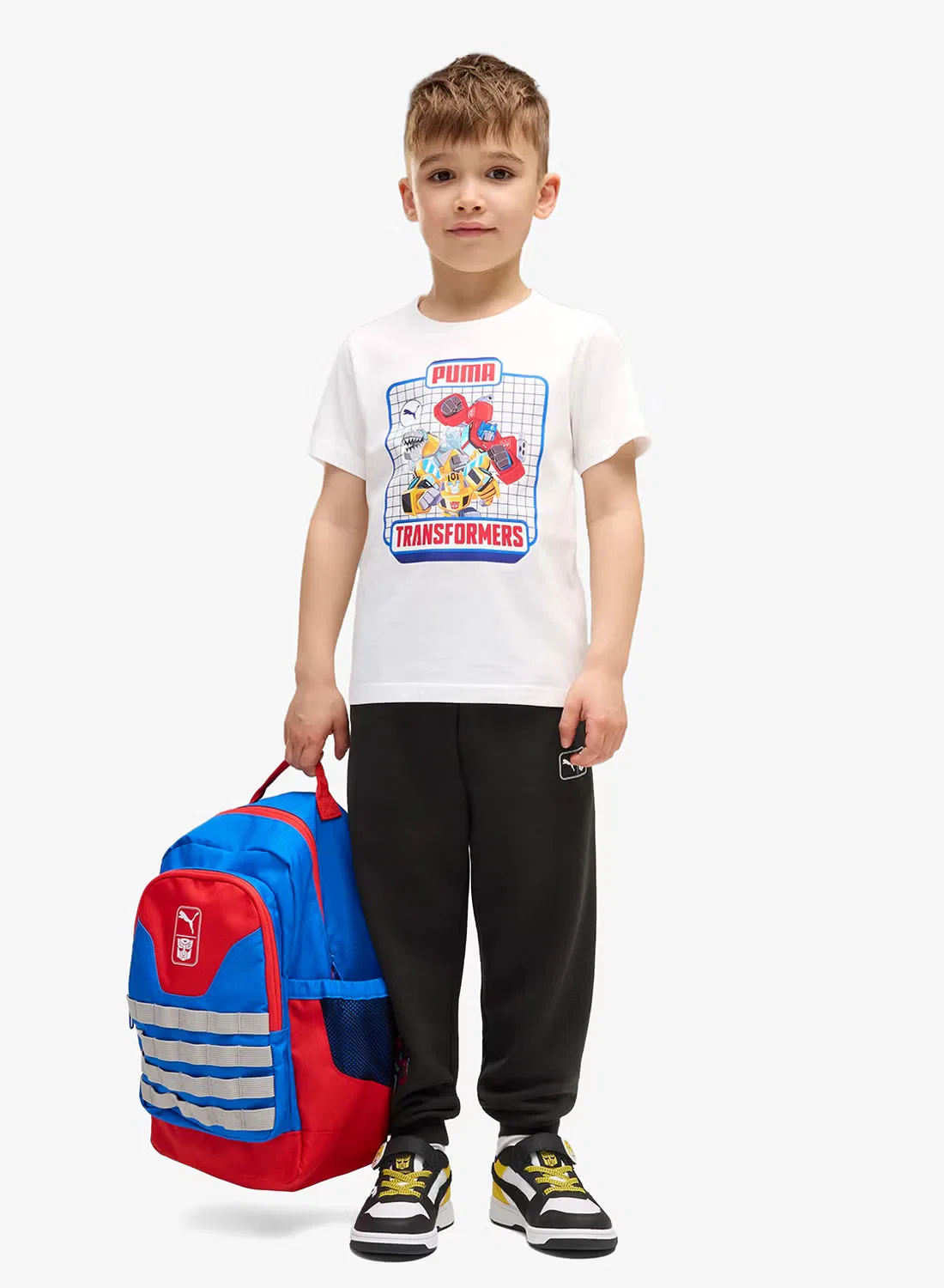 Футболка с принтом Transformers Puma, белый — фото 3