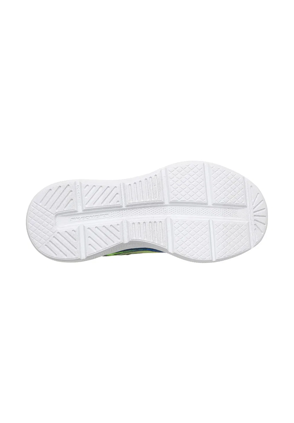 Кроссовки Kinder microspec velocity grid-drift 404127l bblm - Trainers Skechers, Black Blue Lime — фото 4