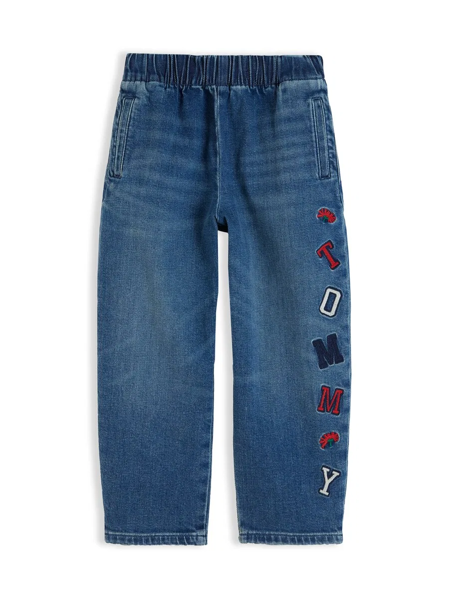 Джинсы свободного кроя TOMMY HILFIGER, цвет морской синий, синий деним