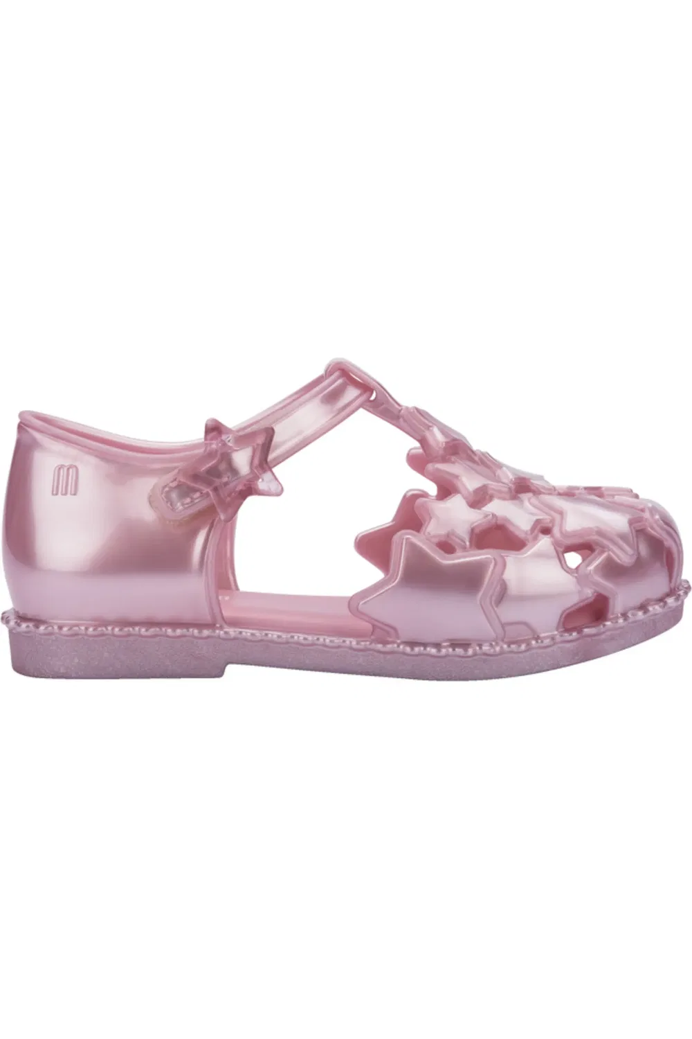 Сандалии детские с T-образным ремешком Starry Mini Melissa, Pearly Pink — фото 2