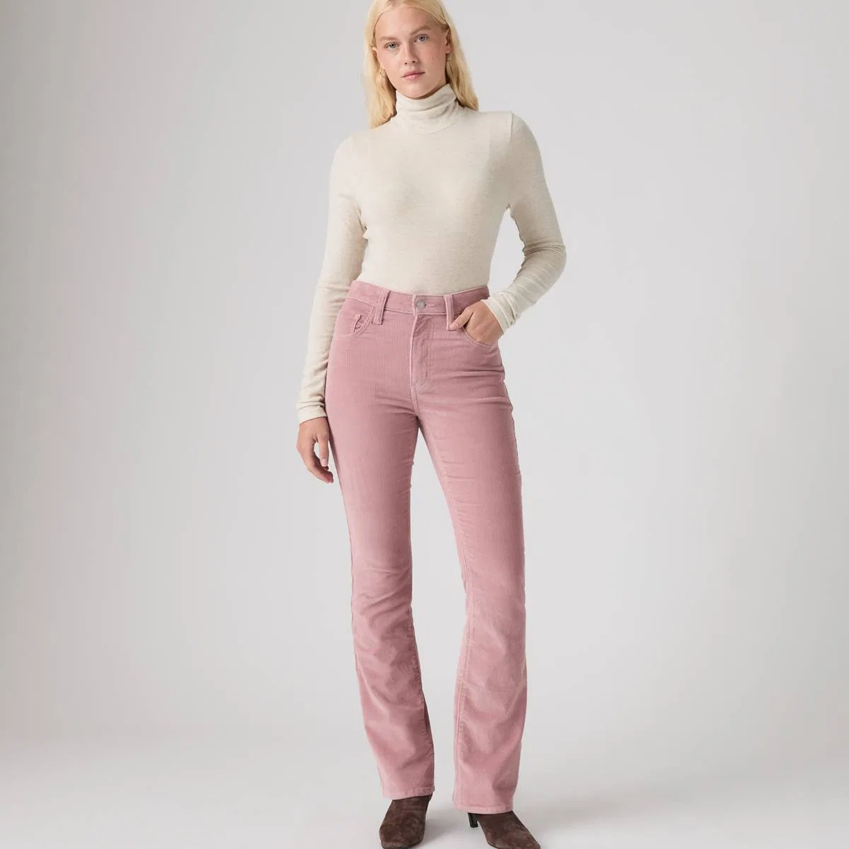женские прямые брюки 725 с высокой посадкой Levi's, Woodrose - Purple
