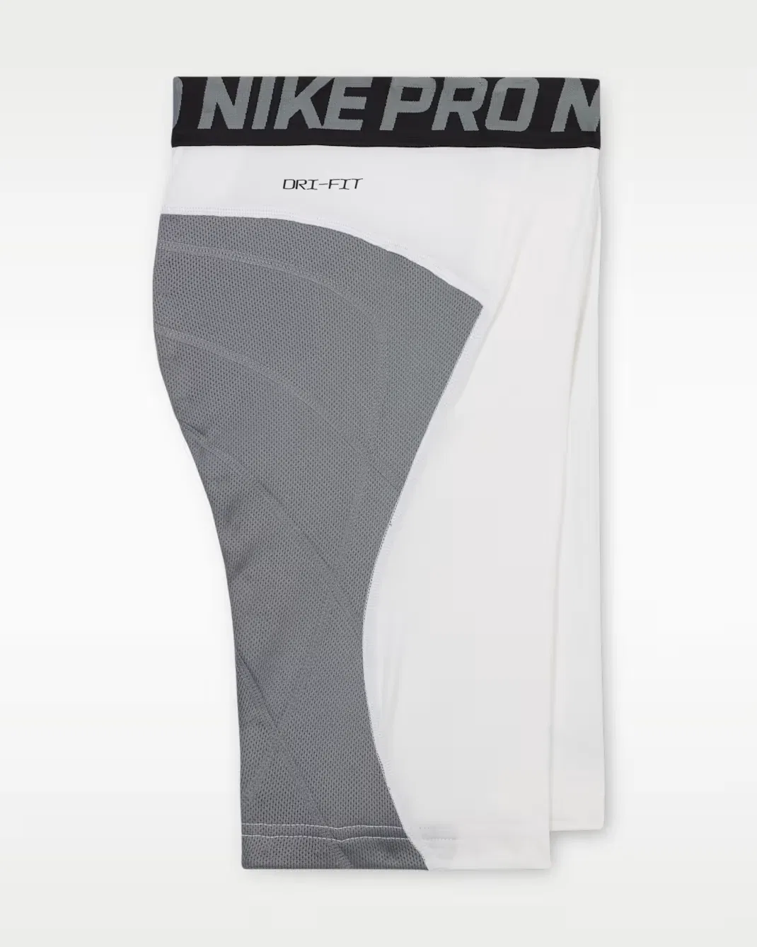 Big Kids' Slider Shorts Nike Pro, White — фото 2