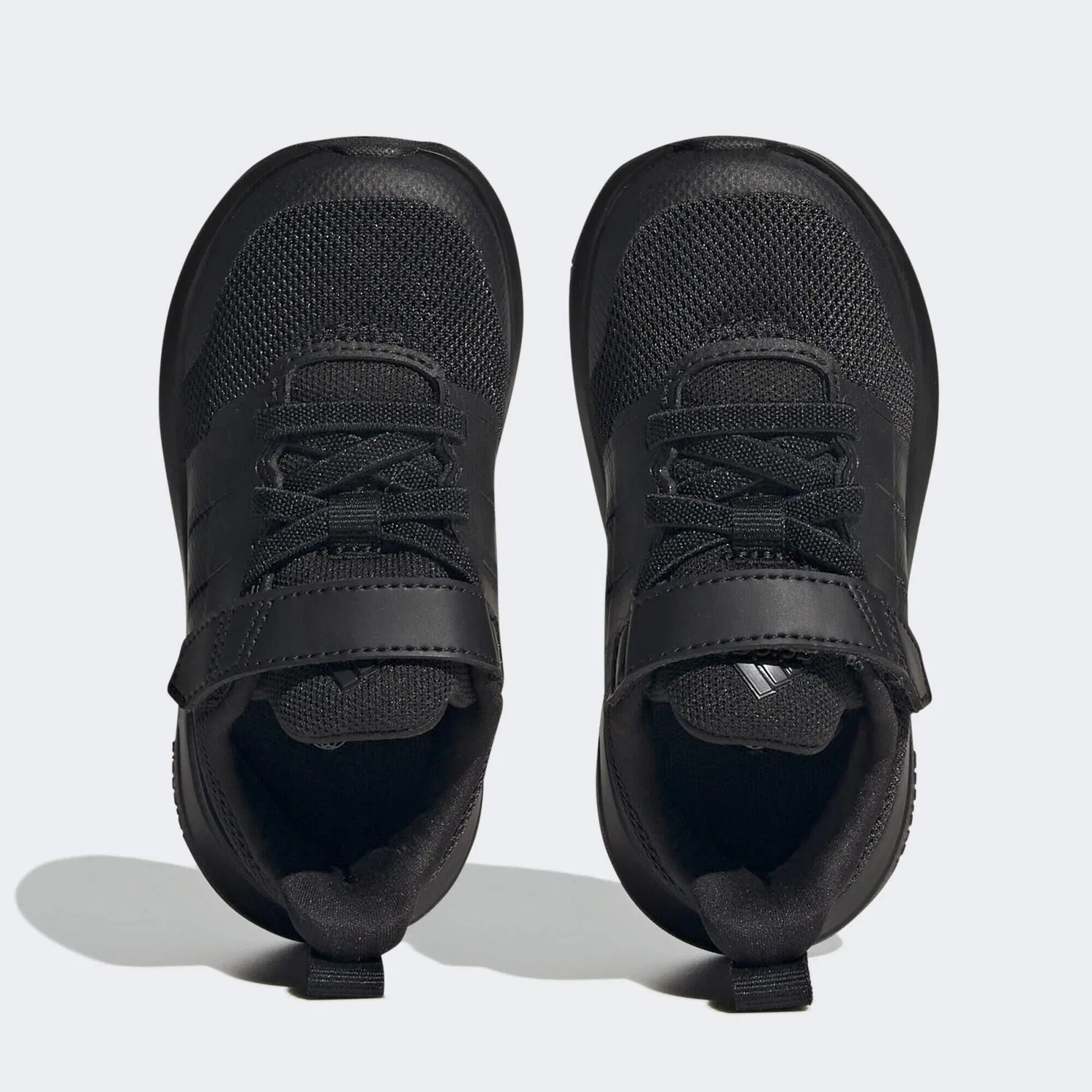 Детские кроссовки с эластичными шнурками FortaRun 2.0 Cloudfoam Adidas, Schwarz Carbongrau — фото 3