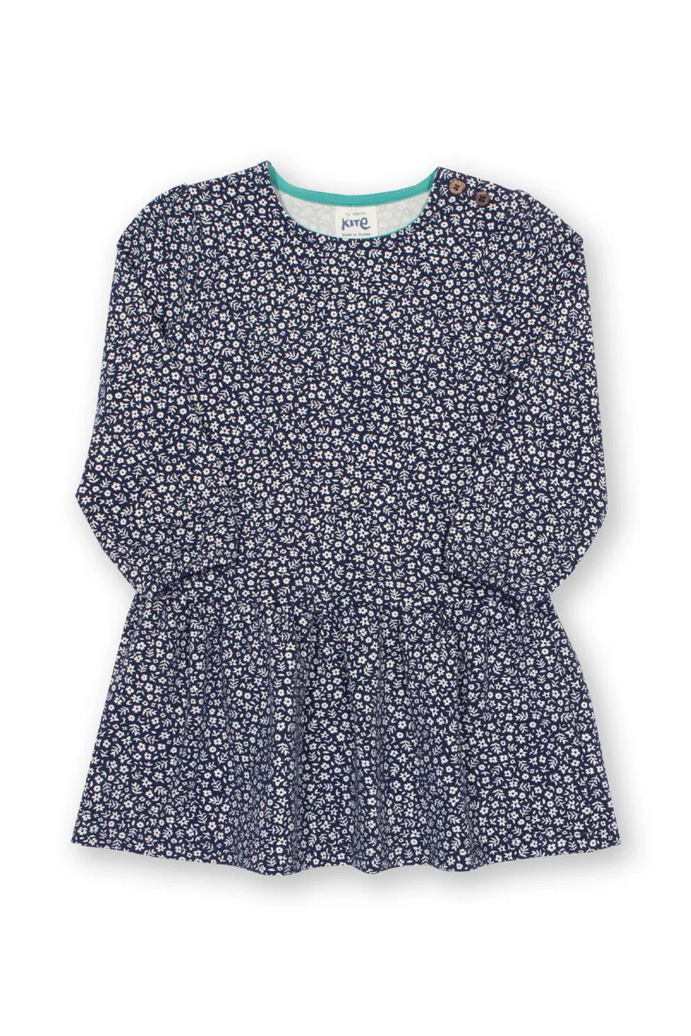 Платье-футболка из футера Pixie Petals Kite, Navy