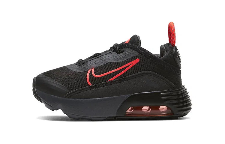 Детские кроссовки для малышей с перфорацией Air Max 2090 Nike, Black Bright Crimson