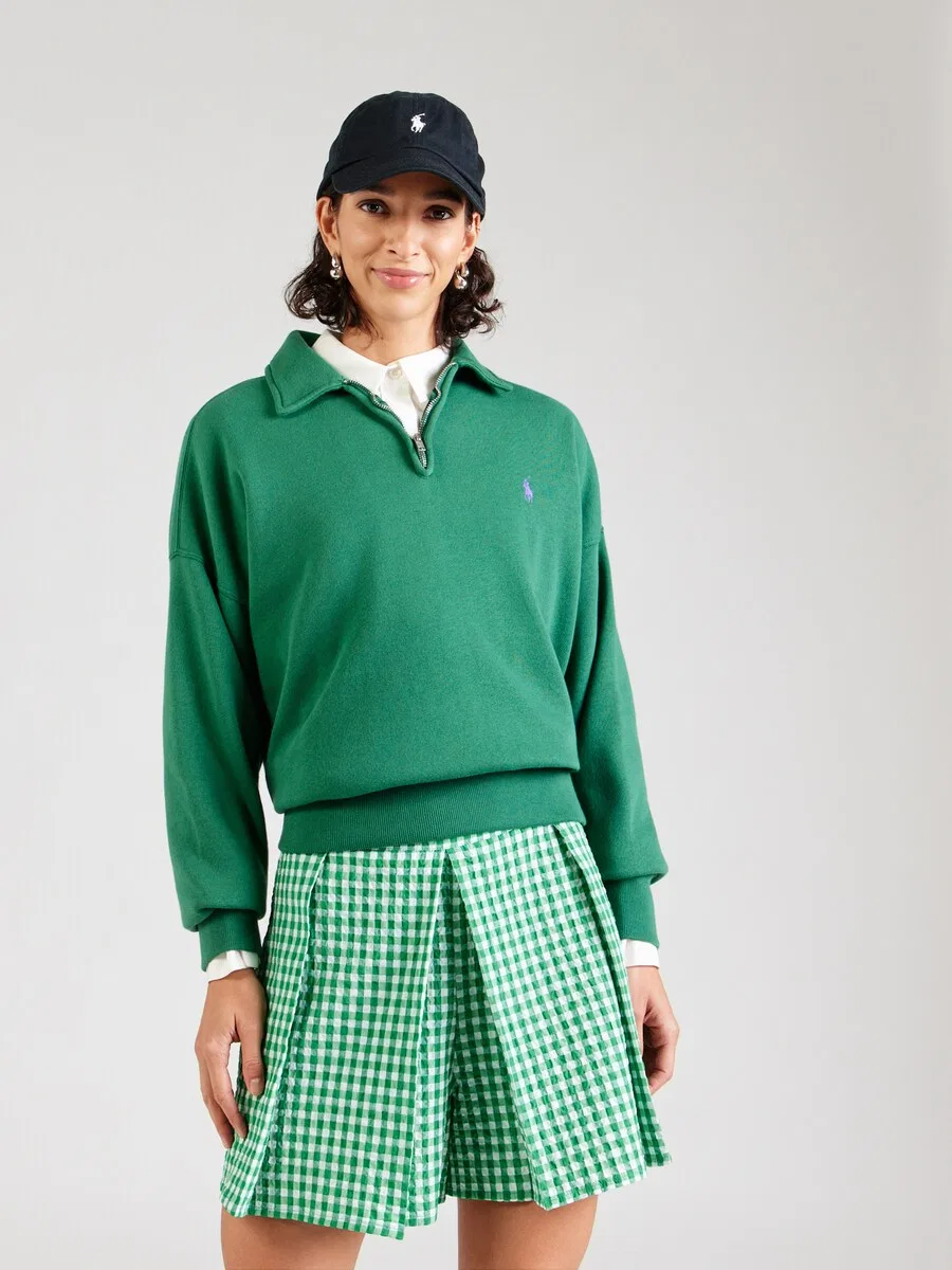 Толстовка Polo Ralph Lauren зеленого цвета — фото 2