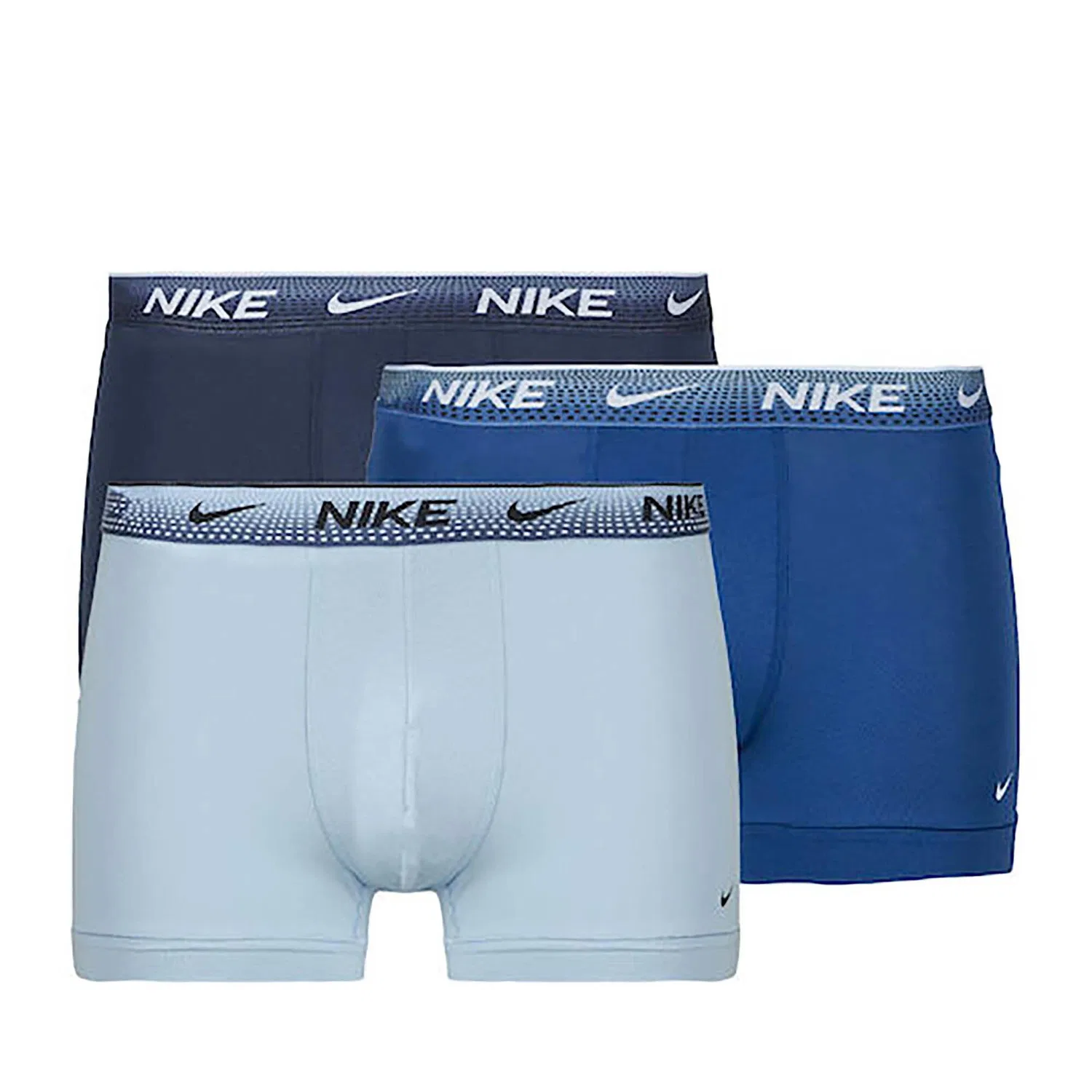 Мужские боксеры с эластичным поясом Nike Trunk 3Pk, Light Armory Blue
