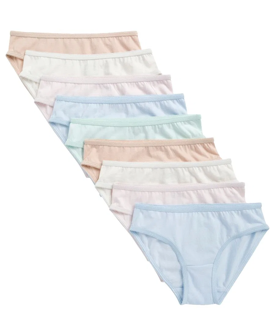 Комплект женских бикини-трусов 9 шт, с эластичным поясом Maidenform, Multi/Solids