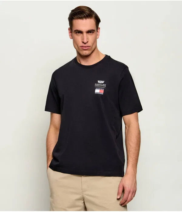 Мужская футболка Tommy Hilfiger x Cadillac Formula 1 Team, Цвет Nero