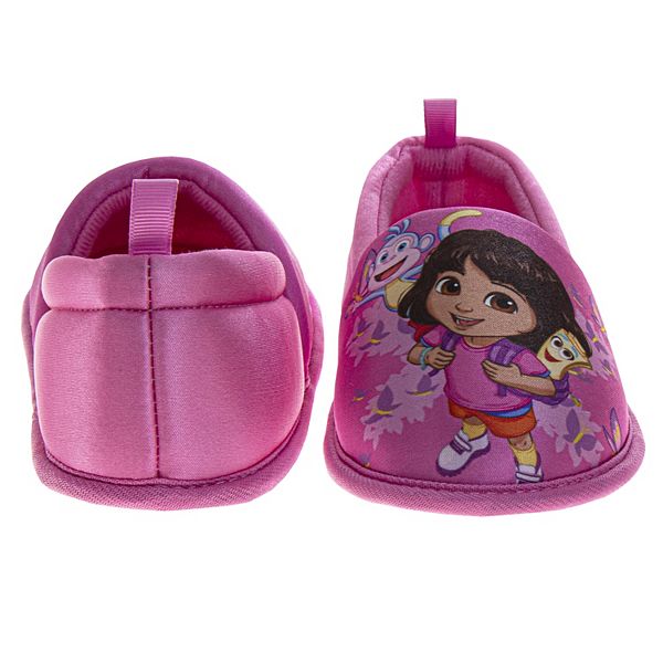 Детские тапочки Dora the explorer для девочек, плюшевые, теплые и мягкие Nickelodeon — фото 2