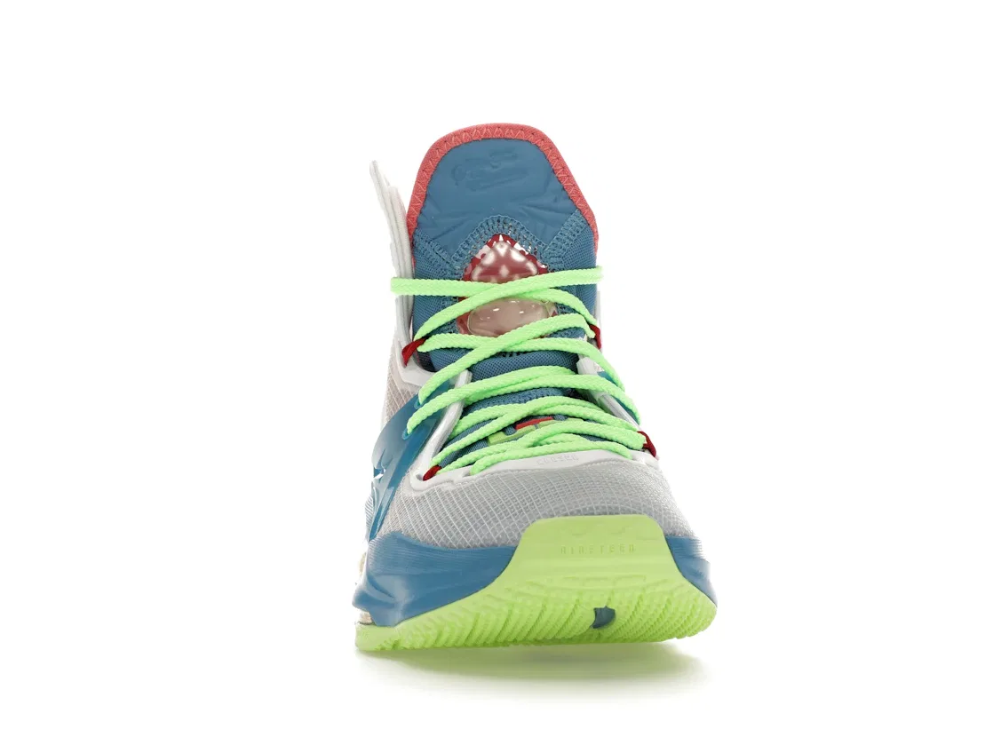 Детские кроссовки баскетбольные Nike LeBron 19, Dutch Blue/Pomegranate-Lime Glow-White — фото 2