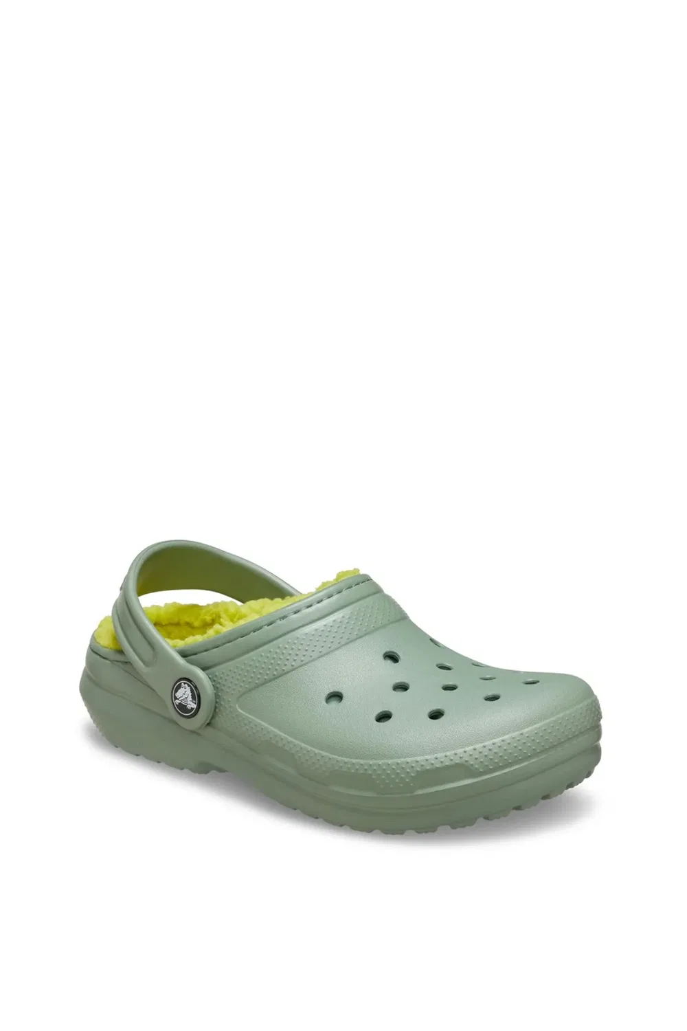 Детские классические утепленные клоги с подкладкой Crocs, Green