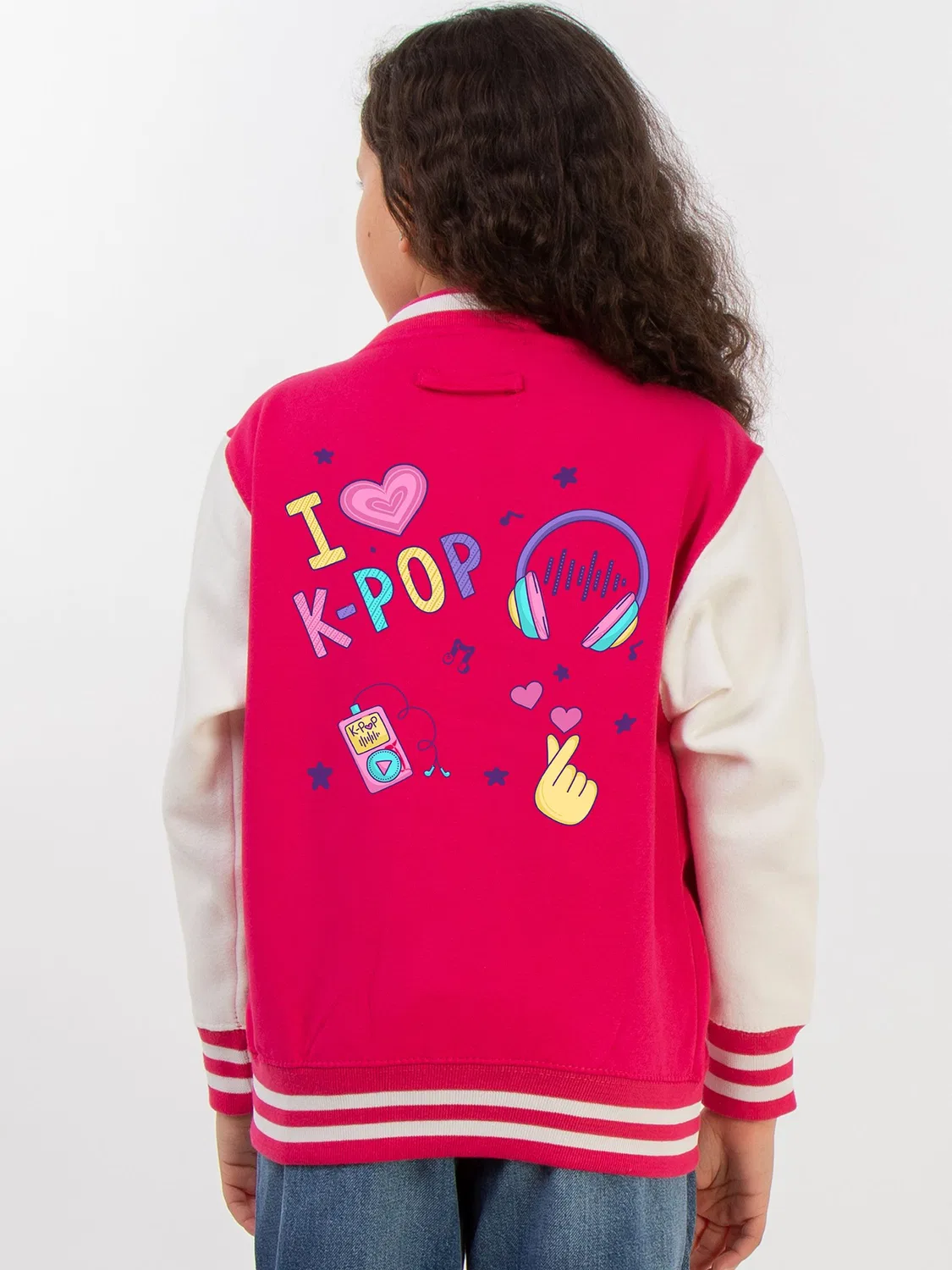 Куртка-бомбер Kpop Love Rags & Rascals, розовый — фото 3