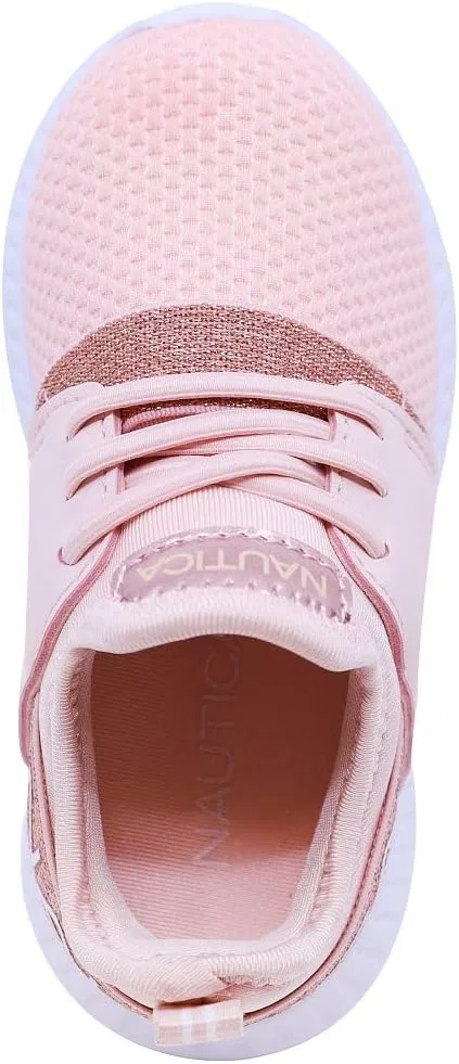 Детские кроссовки без шнуровки с принтом Nautica, Rose Gold Kappil — фото 4