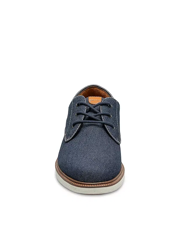 Детские классические туфли для мальчиков с шнуровкой Highland Jr. Florsheim Kids, темно-синий — фото 2
