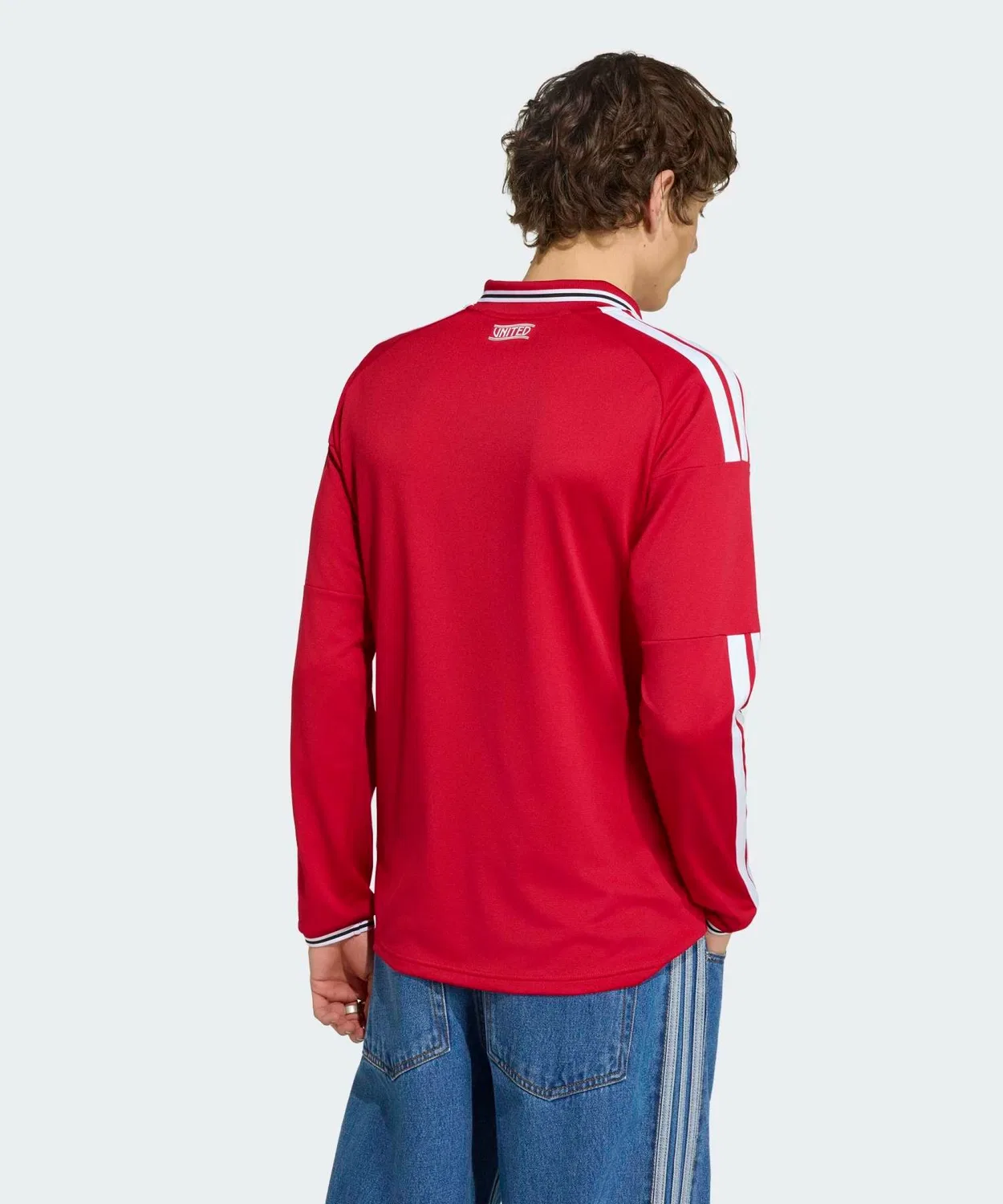 Мужская футболка с длинным рукавомClimacool Manchester United 26/27 Home Jersey Adidas, Red — фото 2