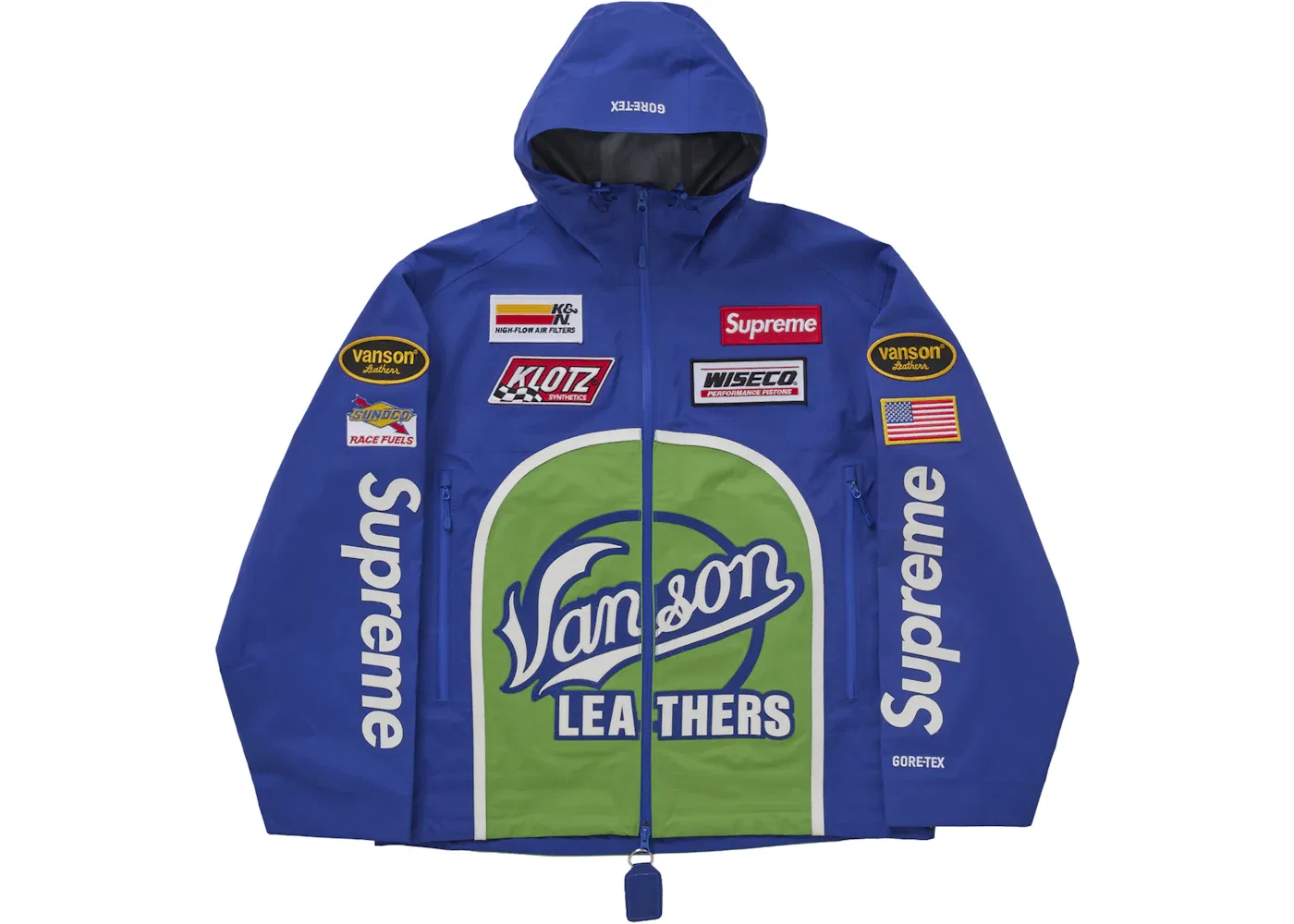 Мужская куртка GORE-TEX Vanson Leathers Supreme, Royal