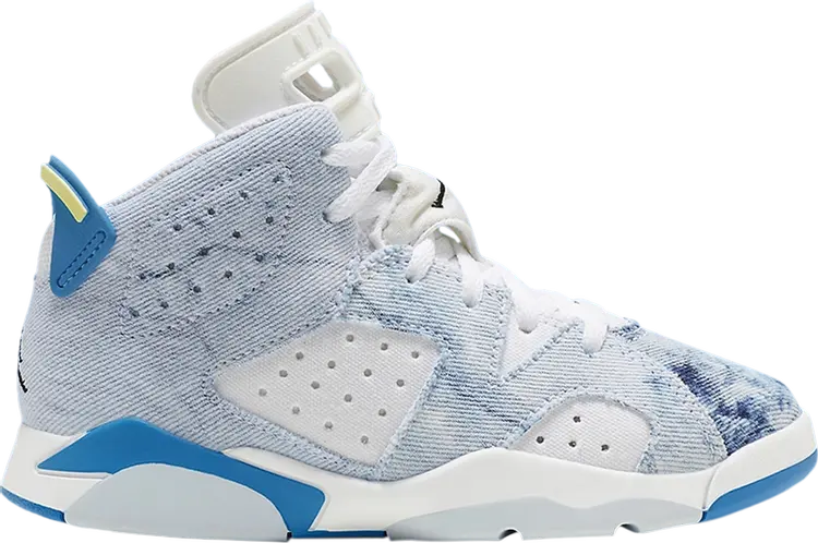 

Кроссовки Air Jordan 6 Retro PS Washed Denim 2022, синий