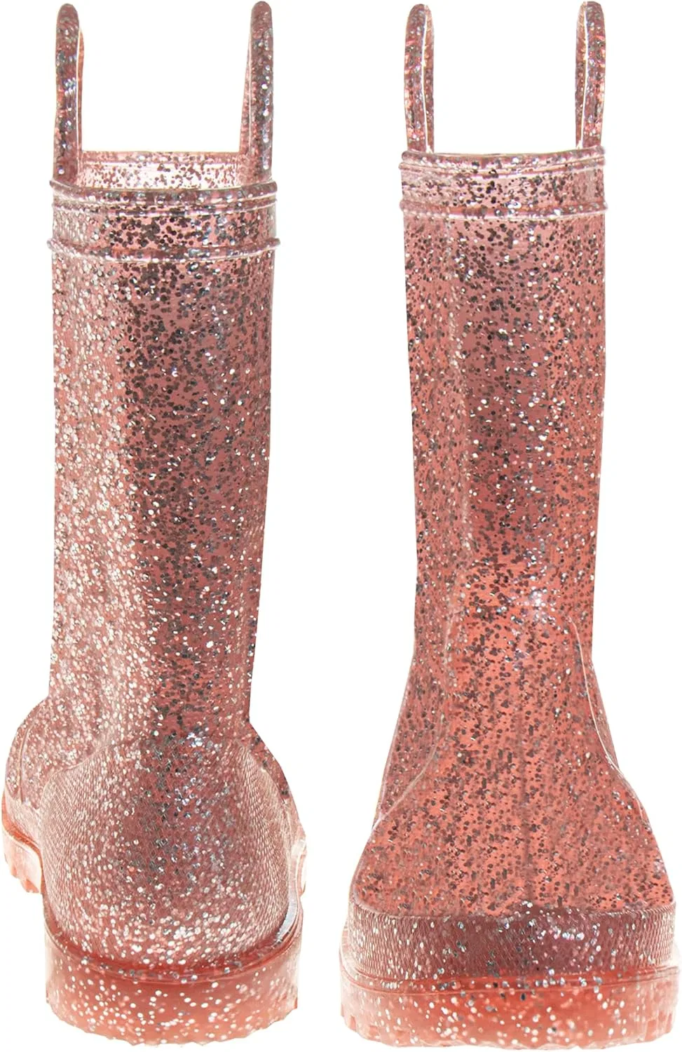 Детские резиновые сапоги с ярким принтом Josmo, Multi Pink Glitters — фото 3