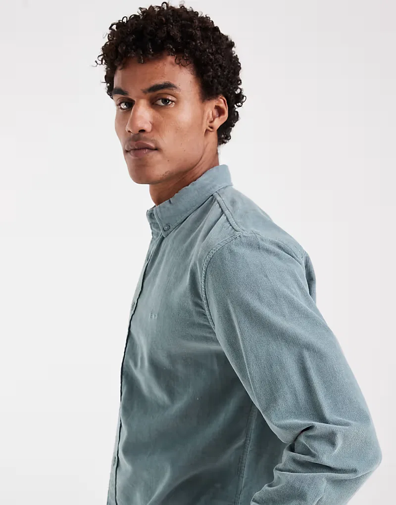 Рубашка кордовая authentic на пуговицах Levi's, синий — фото 4