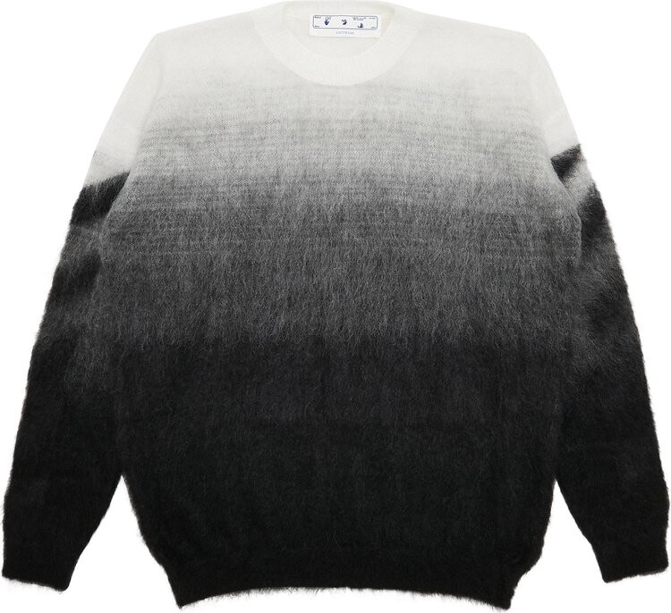 

Толстовка Off-White Diag Brushed Knit Crewneck 'Black', черный
