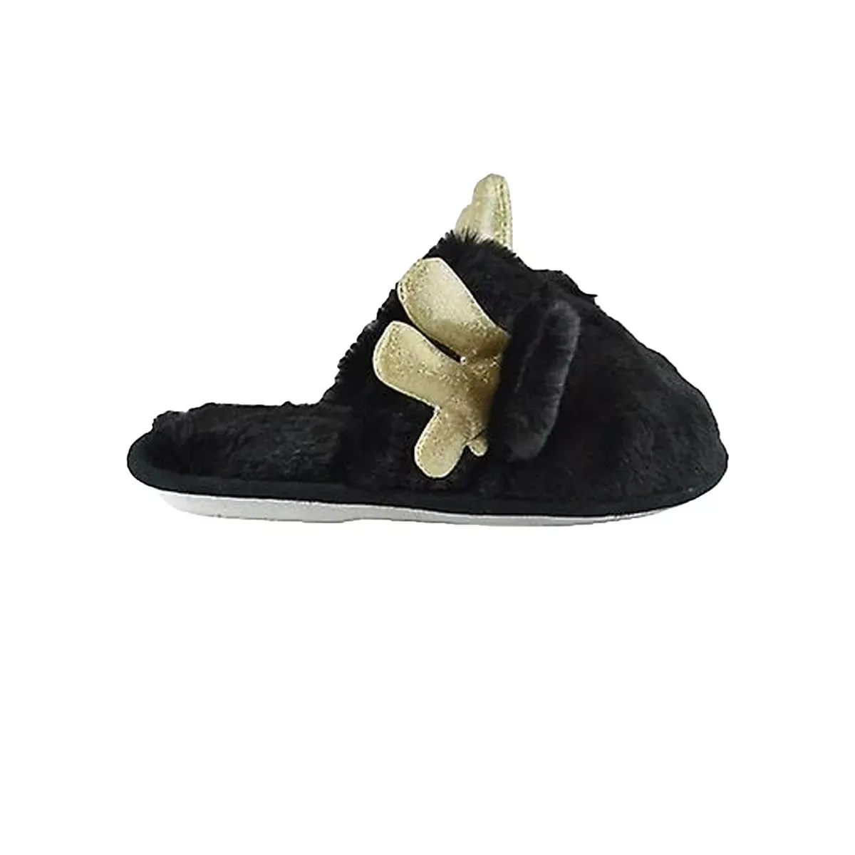 Детские тапочки-мюли с рожками Ks Brands, Black