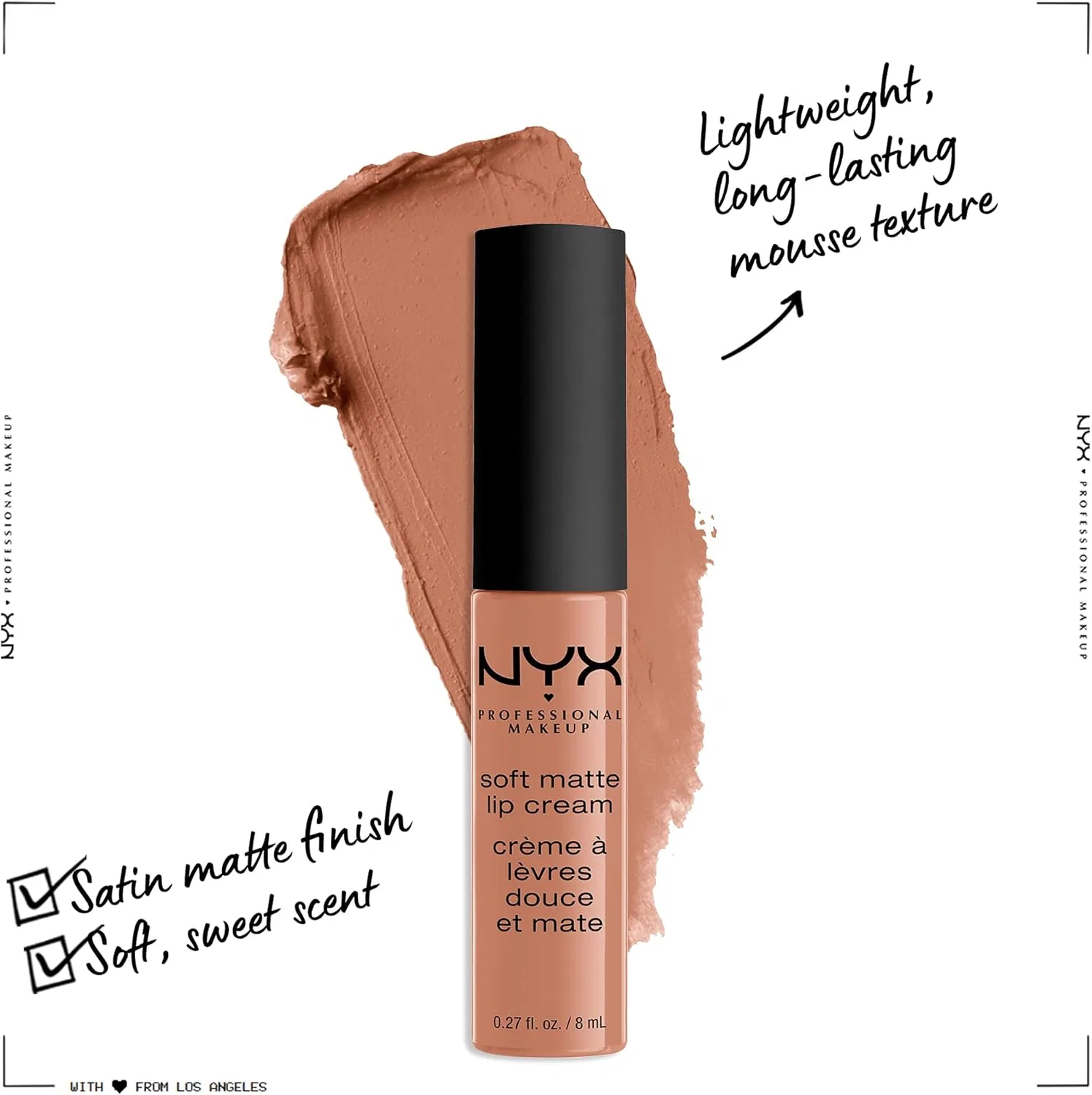 Матовая помада-бальзам NYX Professional Makeup Soft Matte Lip Balm, оттенок Cape Town — фото 2