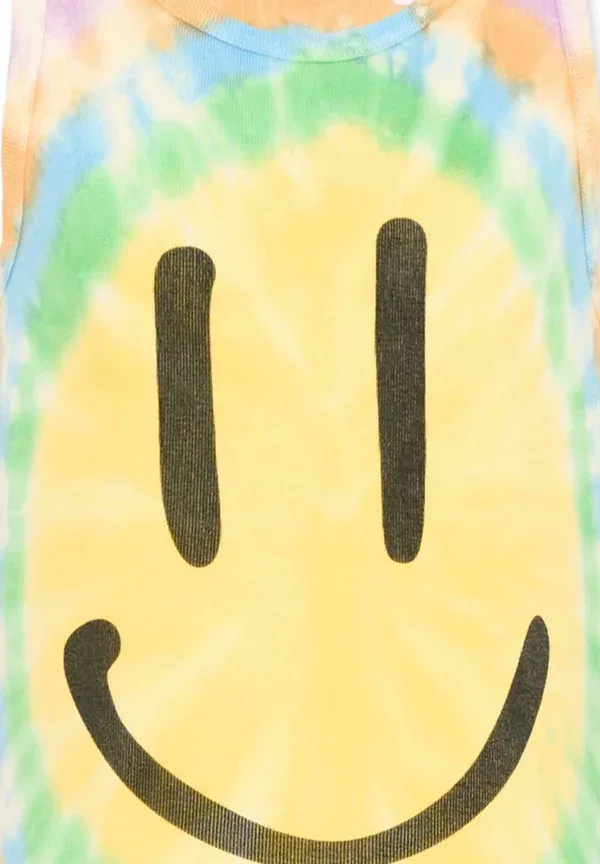 Топ с принтом Smiley Canotte Molo, multi-coloured, мультиколор — фото 3