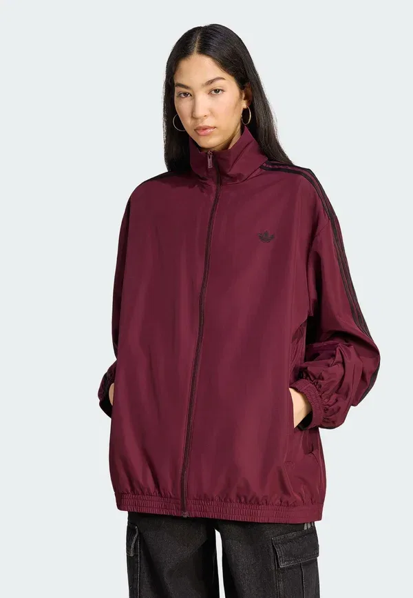 Куртка Adidas Originals, черный/бордовый