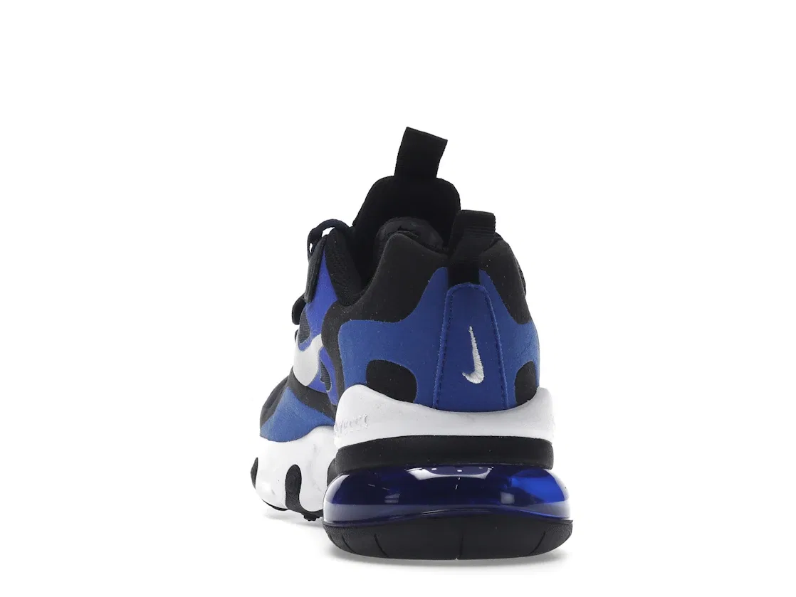 Детские кроссовки Lifestyle Nike Air Max 270 React, Midnight Navy Racer Blue Black Metallic Silver — фото 4