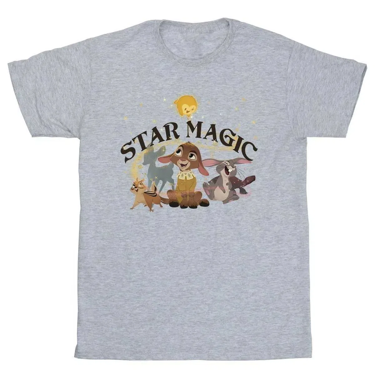 Футболка с принтом Star Magic Wish, Grey