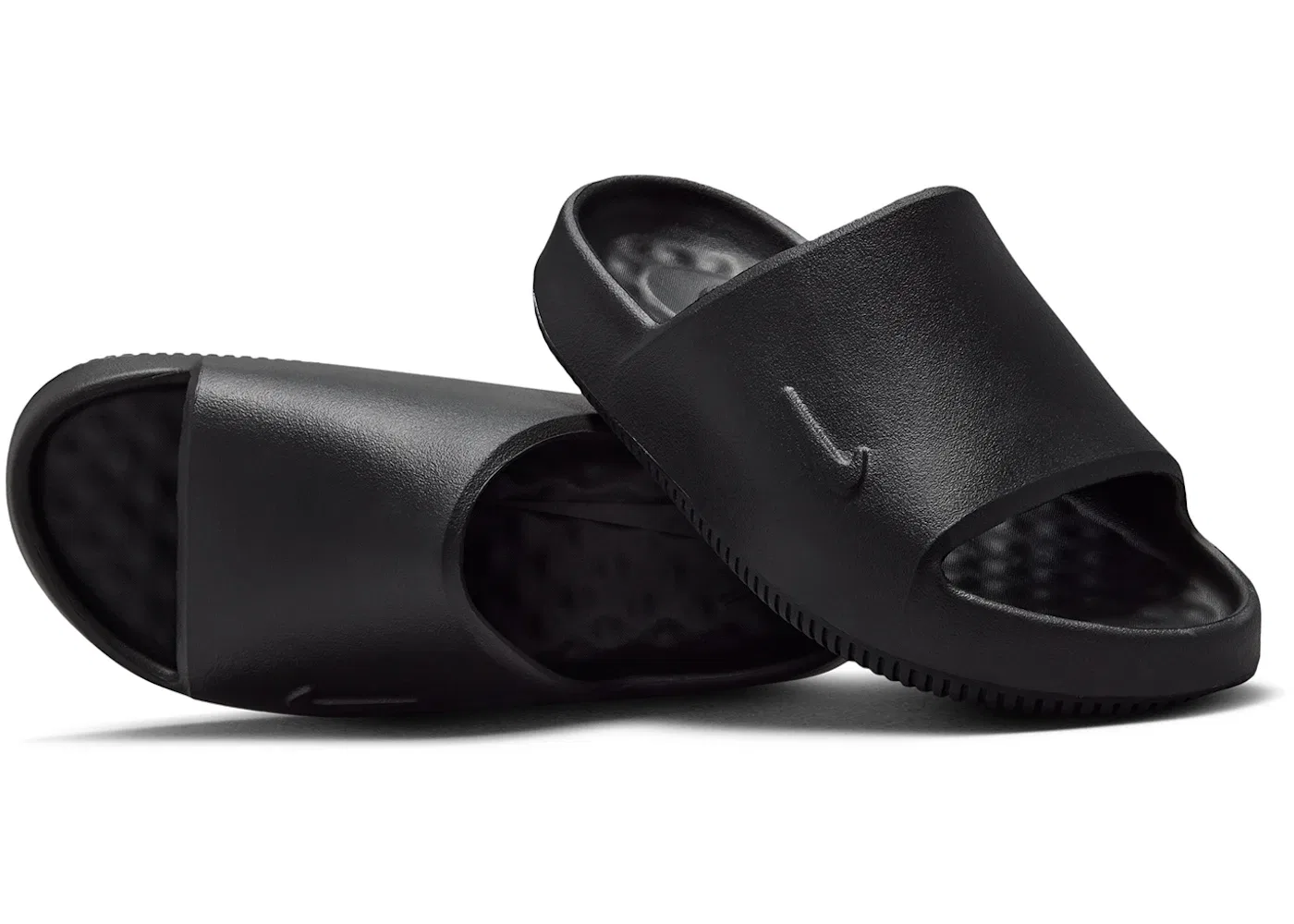 Детские шлепанцы с контрастной подошвой Nike Calm 2.0 Slide, Black/Black/Black