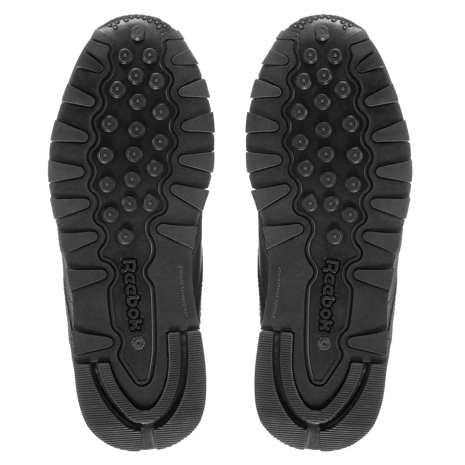 Детские кроссовки из кожи Reebok Classics Leather, Schwarz — фото 4