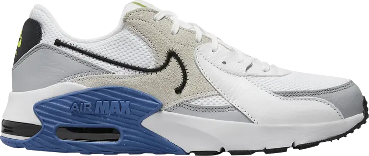 

Кроссовки Nike Air Max Excee 'White Dark Royal Blue', белый, Белый;серый, Кроссовки Nike Air Max Excee 'White Dark Royal Blue', белый