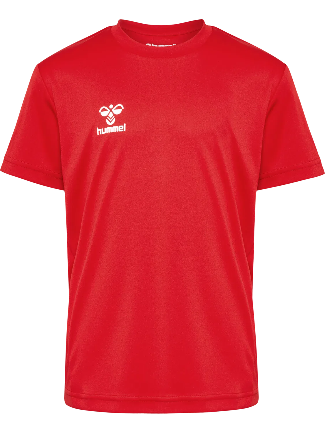 Детский спортивный костюм с коротким рукавом и шортами hummel, красный — фото 2