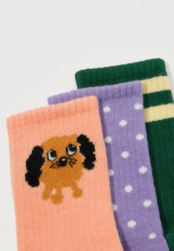 Носки комплект 3 пары хлопок Mini Rodini Multi-colored, мультиколор — фото 2
