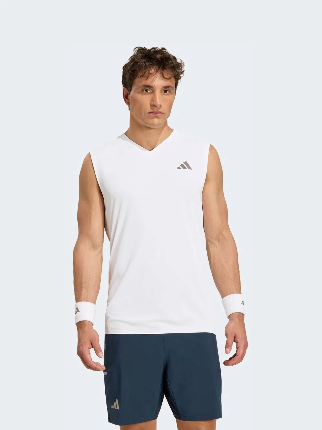 Футболка без рукавов Tennis Climacool adidas, белый