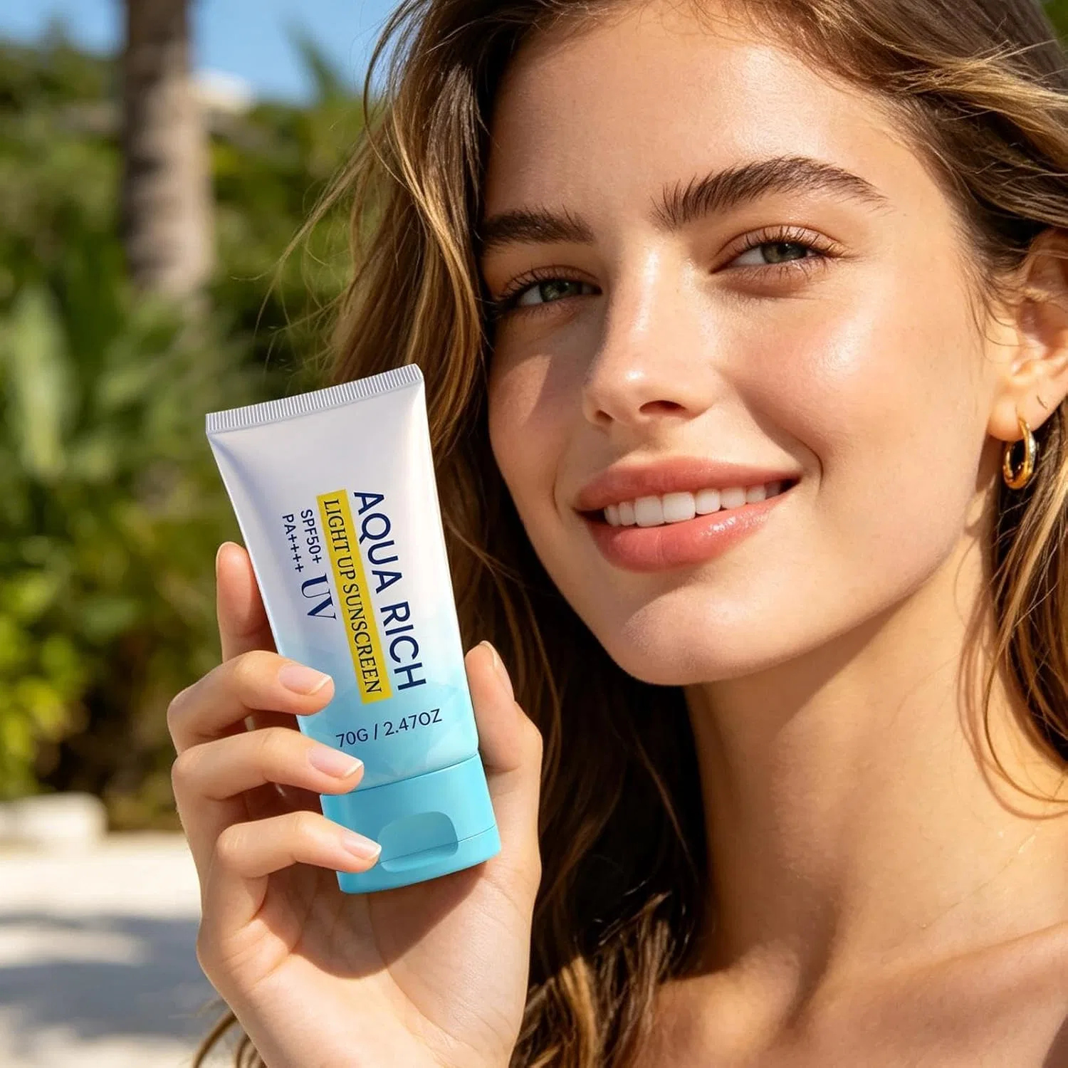 Солнцезащитный крем для лица и тела SPF50+, Generisch, 100 г — фото 2