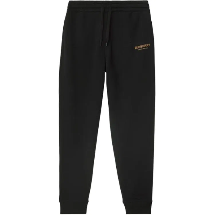 Мужские трикотажные спортивные штаны Burberry, Black