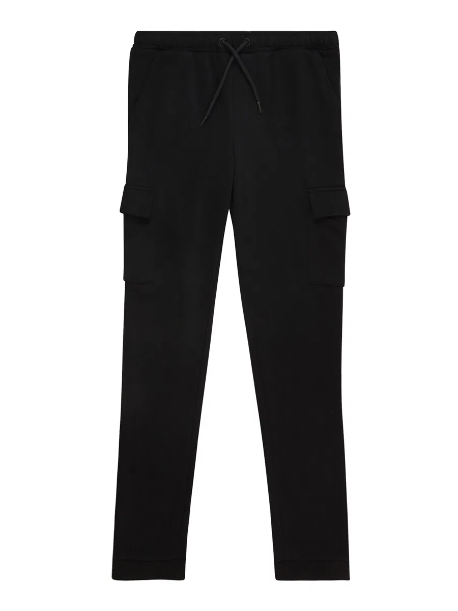 Детские зауженные брюки 'JPSTGordon JJBradley' черного цвета Jack & Jones Junior