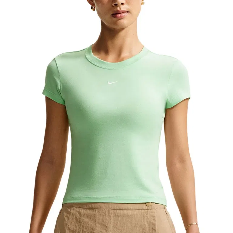 Женская футболка с круглым вырезом Nike, Light Green