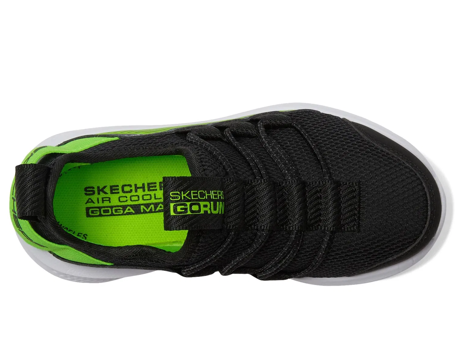 Детские кроссовки для мальчиков Skechers Go Run Elevate, Lime Nero — фото 2