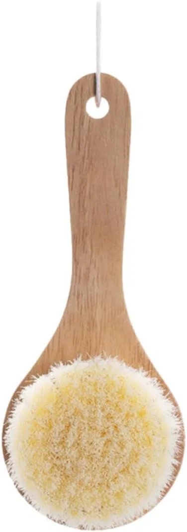 Щетка для тела с длинной ручкой, PATKAW, 1 шт, 25.5x8.2x3.5 см, Beige