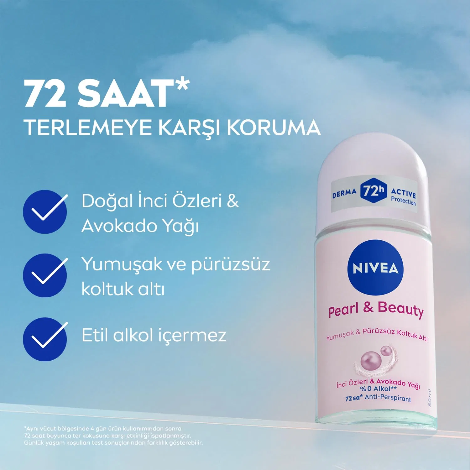 Дезодорант-антиперспирант NIVEA Pearl&Beauty Roll-On 50 мл — фото 3