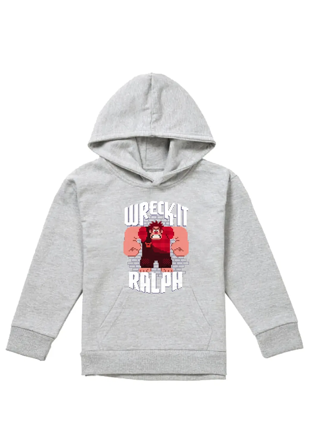 Детский худи Ralph Pixel Art Disney, Athletic Heather — фото 4