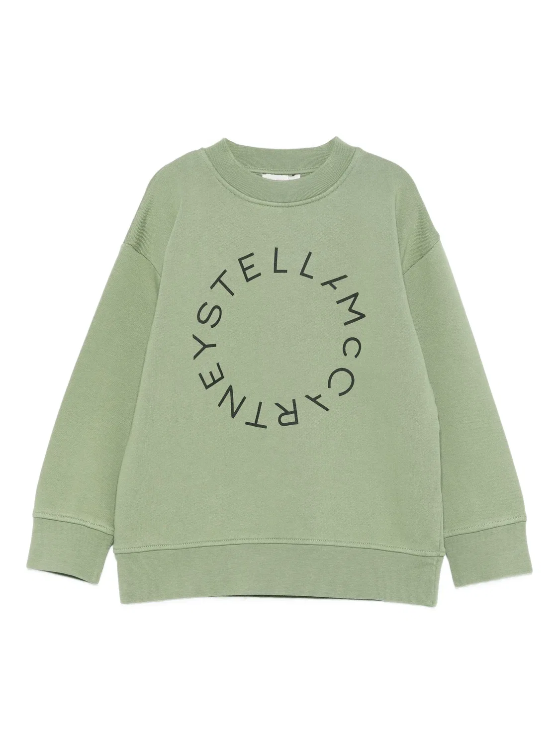 Толстовка с круговым логотипом Stella McCartney, зеленый
