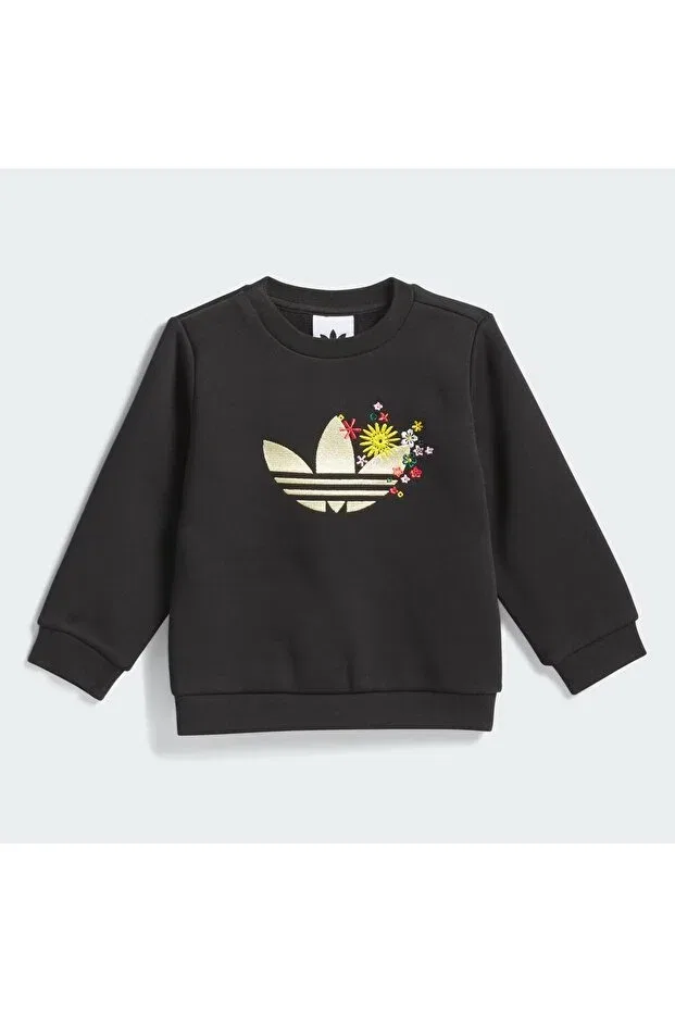 Детский спортивный комплект для девочек с принтом Originals x Liberty London Adidas, Black — фото 2